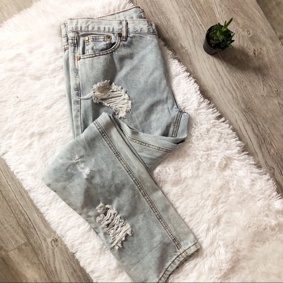 One Teaspoon Denim - One teaspoon Awesome Baggies Distressed Jeans